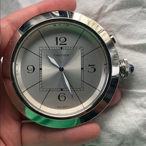 Cartier travel clock